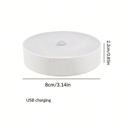 Round Motion Sensor LED Night Light, Smart Sensor Lamp
