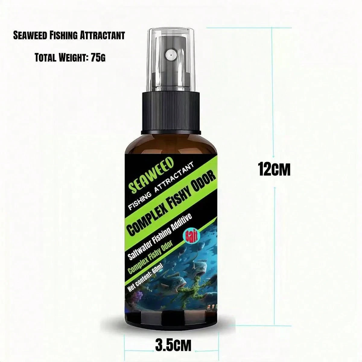 🎣 Concentrated Fish Attractant Liquid – 🐟Fast-Acting Red Worm Formula