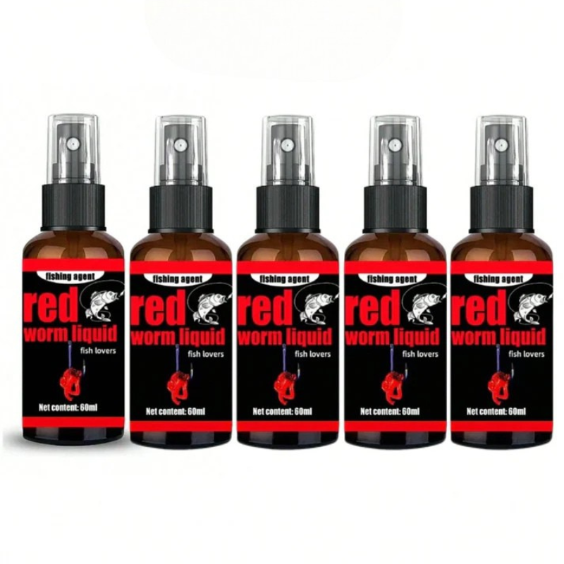 🎣 Concentrated Fish Attractant Liquid – 🐟Fast-Acting Red Worm Formula