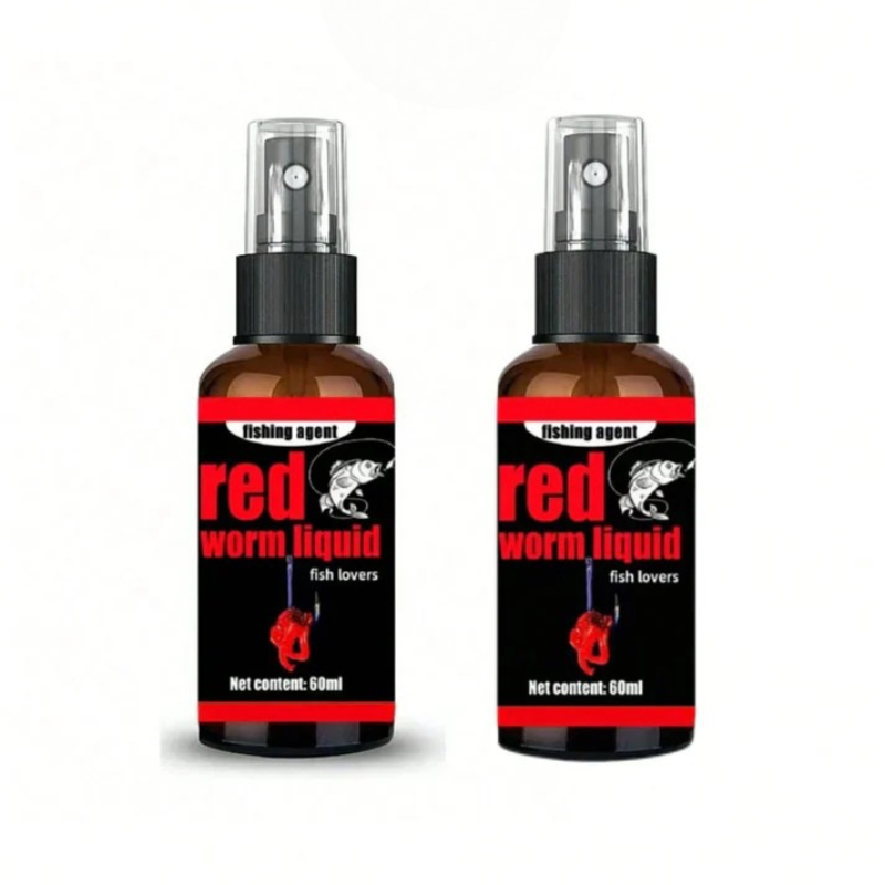 🎣 Concentrated Fish Attractant Liquid – 🐟Fast-Acting Red Worm Formula