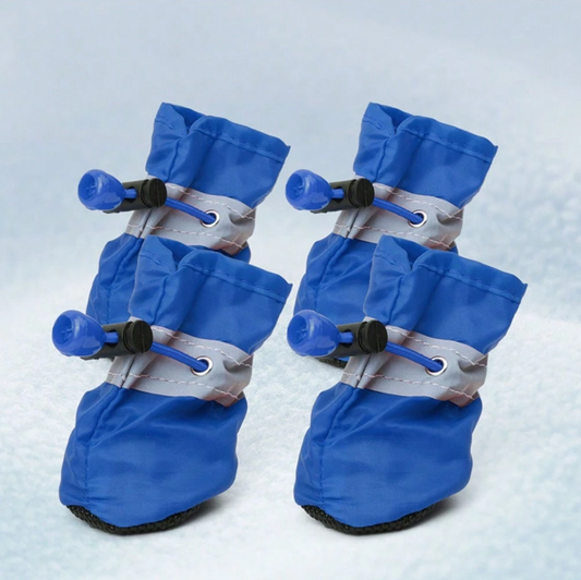 Waterproof Rubber Dog Boots with Non-Slip Sole | inAccs19