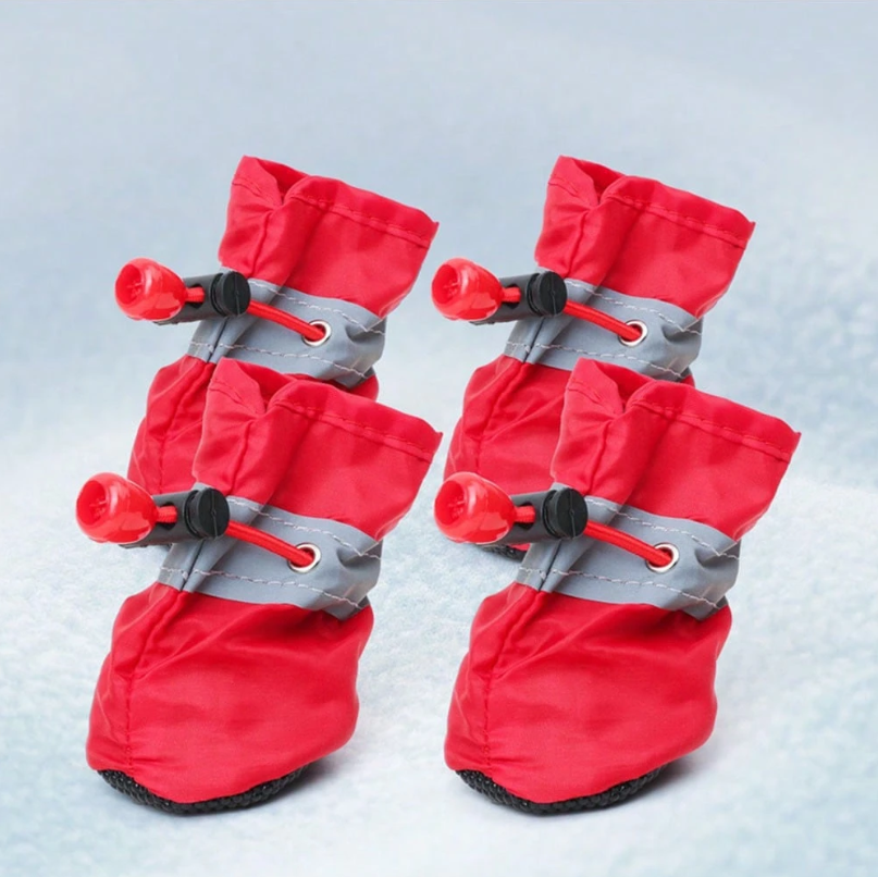 Waterproof Rubber Dog Boots with Non-Slip Sole | inAccs19