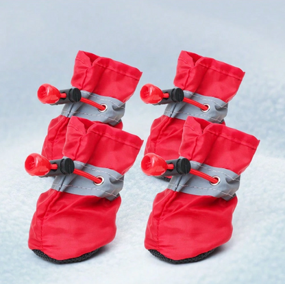 Waterproof Rubber Dog Boots with Non-Slip Sole | inAccs19