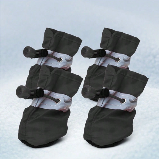 Waterproof Rubber Dog Boots with Non-Slip Sole | inAccs19