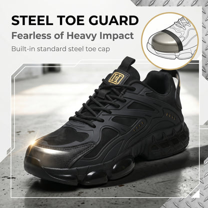 Men's Sneakers, Lightweight Breathable Anti-Smash Work Shoes