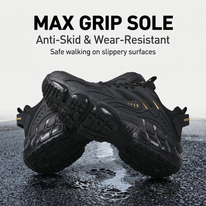 Men's Sneakers, Lightweight Breathable Anti-Smash Work Shoes